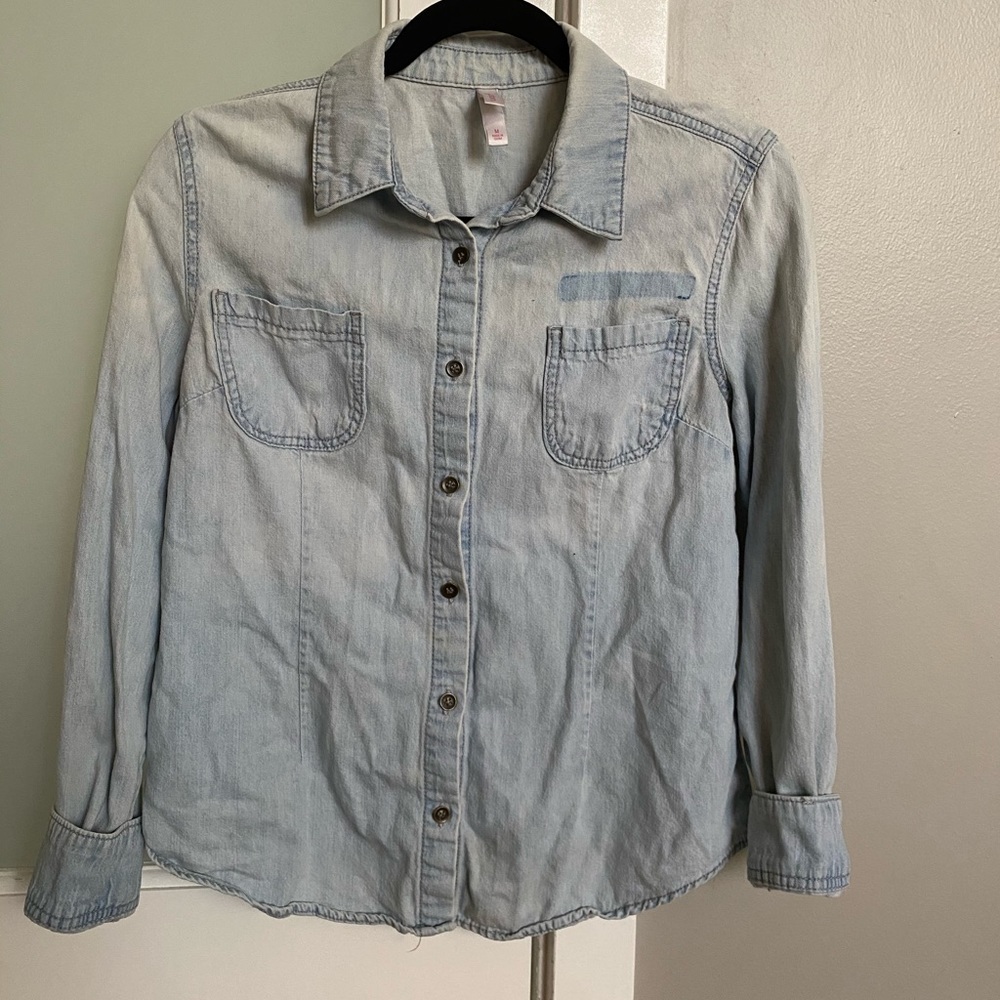 Long Sleeve Denim Shirt